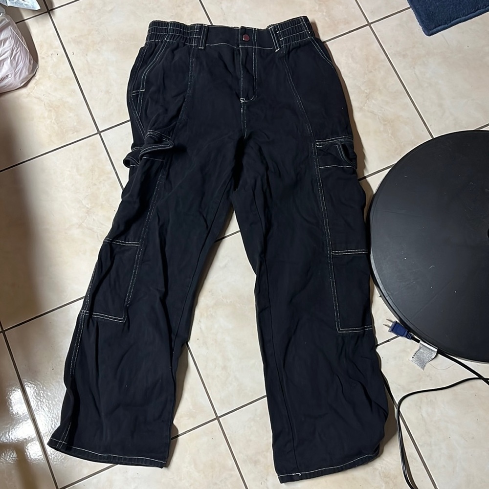 Rsq black cargo pants